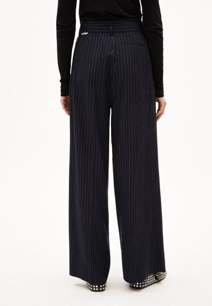 LAST ONE in S - Kaayua Pinstripe Pants - Night Sky