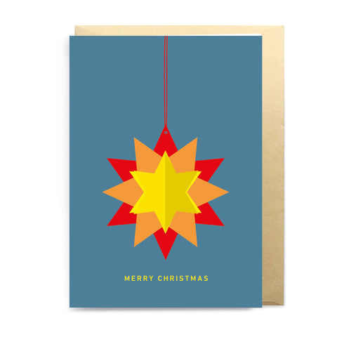 Christmas Greeting Card - Star