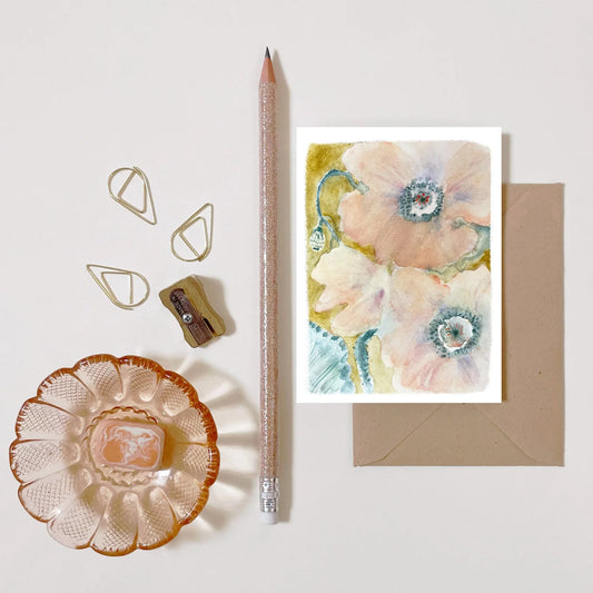 Mini Greeting Card - Papaver