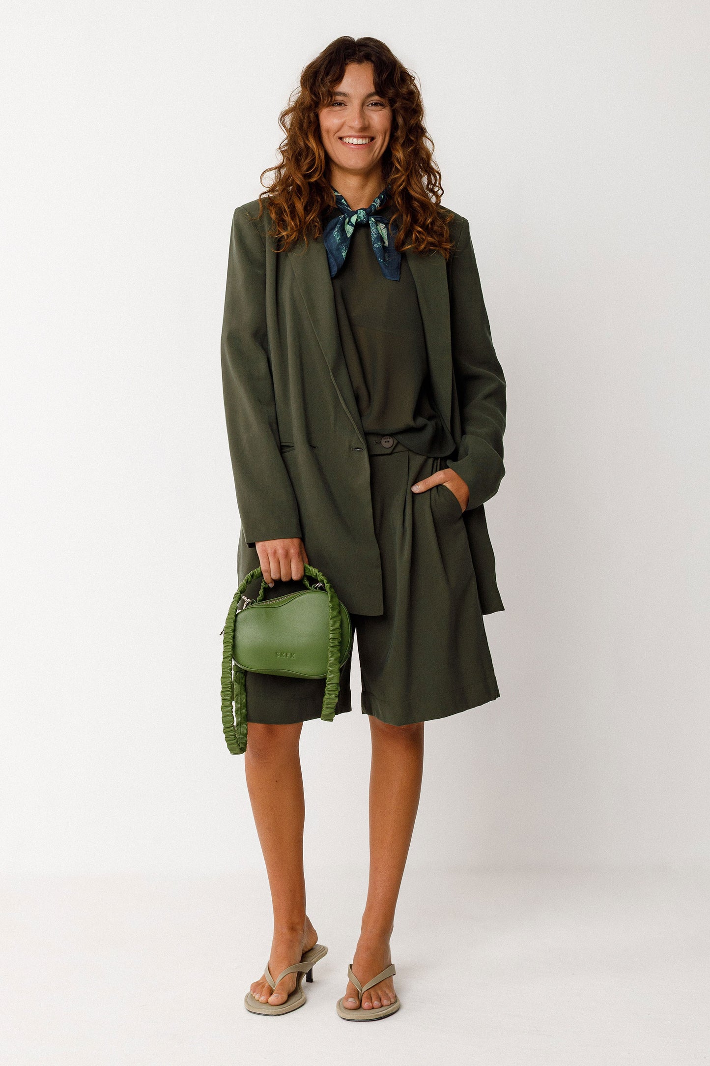 Laida Shorts - Bottle Green