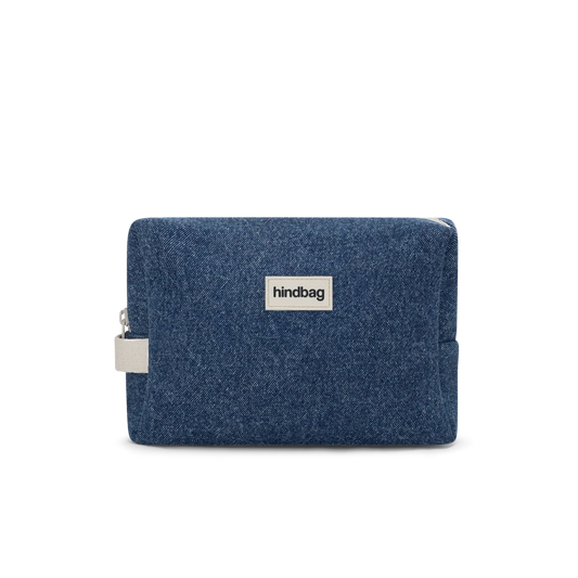 Leon Toiletry Bag - Dark Blue Denim