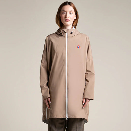 Liberté Waterproof Rain Cape Coat - Sahara
