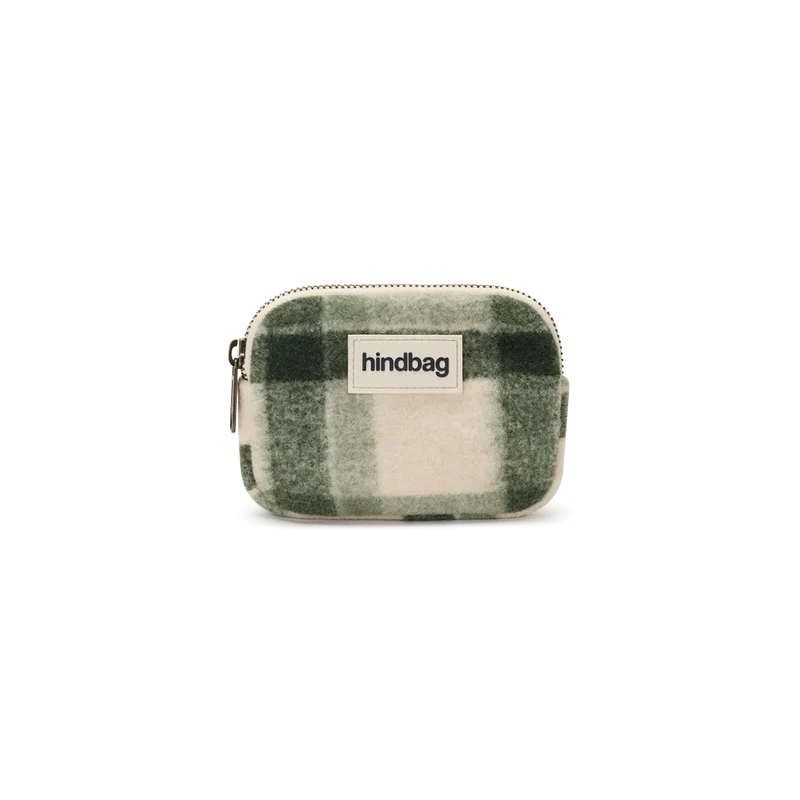 Hindbag Lili Coin Purse - Green Tartan