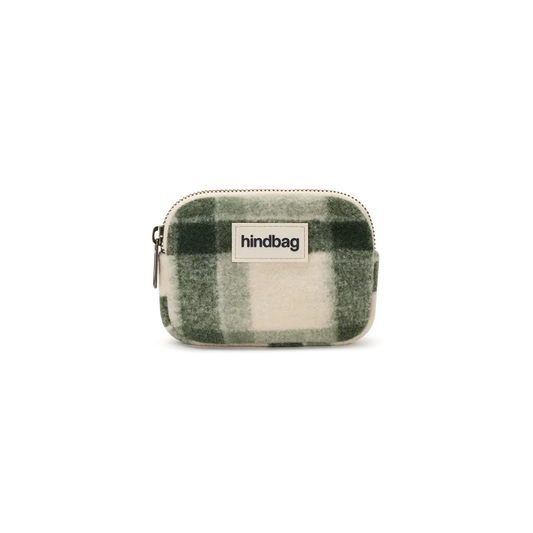 Hindbag Lili Coin Purse - Green Tartan