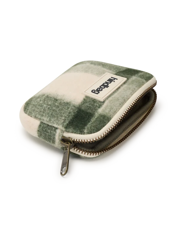 Hindbag Lili Coin Purse - Green Tartan