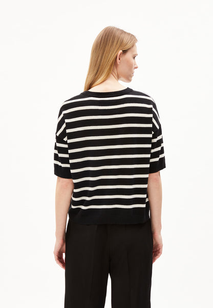 LAST ONE in XS - Lillaas Stripes T-Shirt - Black/Off White