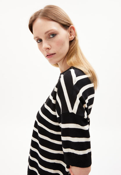 LAST ONE in XS - Lillaas Stripes T-Shirt - Black/Off White