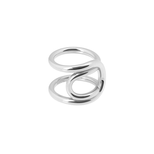Bandhu Loop Ring - Silver