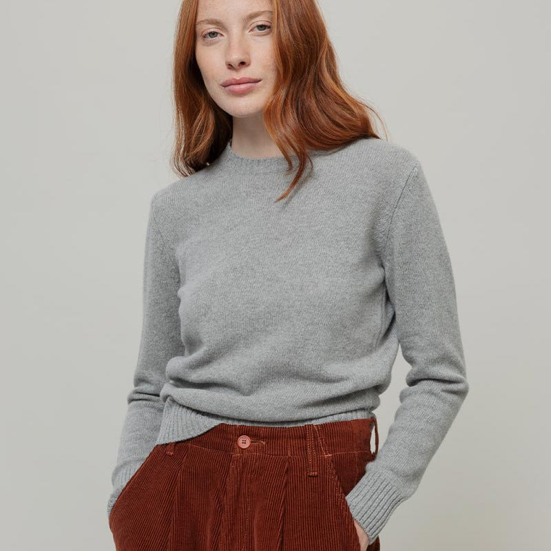 Laura Wool Sweater - Grey Calce
