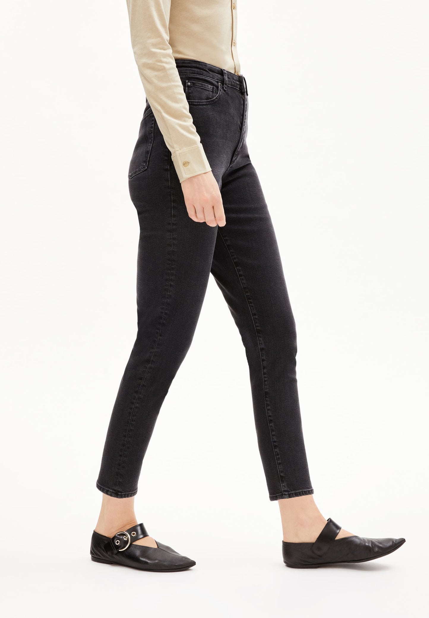 Detox Denim Mairaa COMFORT STRETCH - Black Washed Authentic