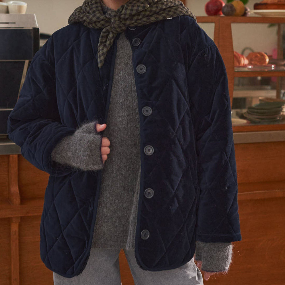 LAST ONE in L - Louisa Coat - Indigo