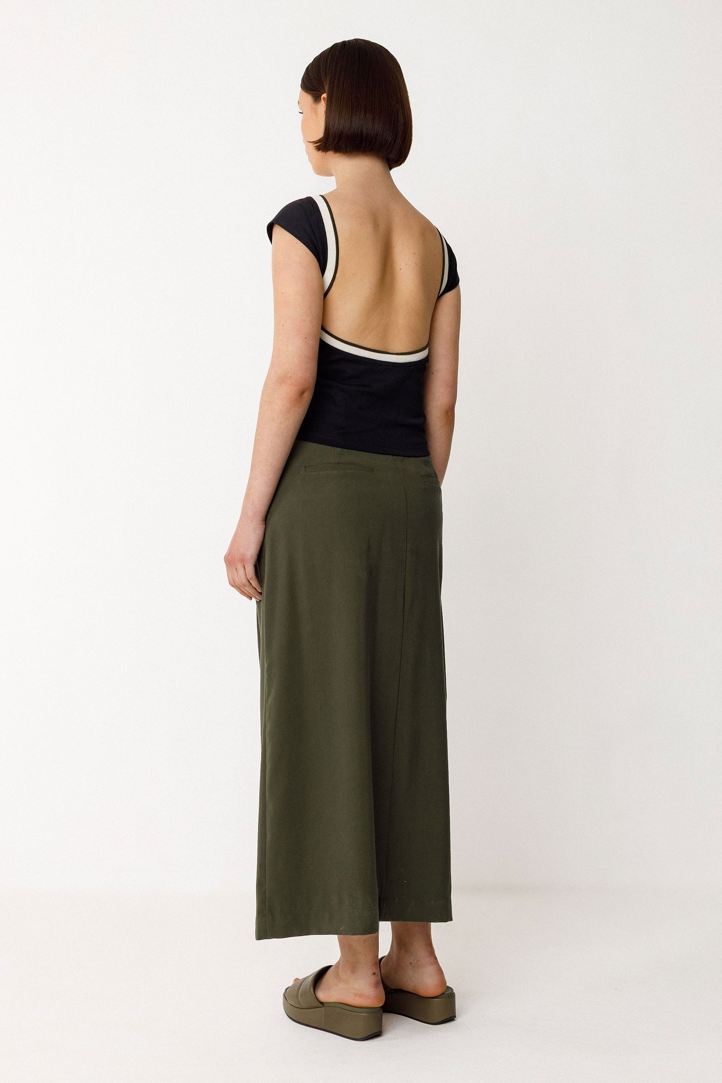 Maora Skirt - Bottle Green