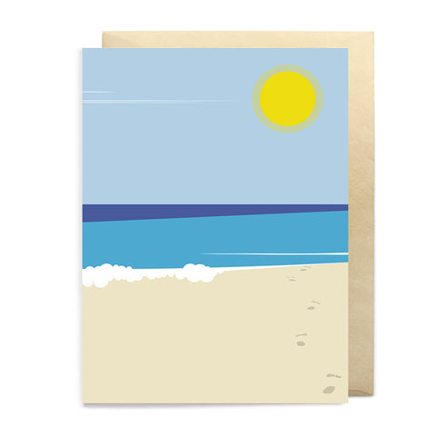 Not The Girl Greeting Card - Beach, Sun and Sea