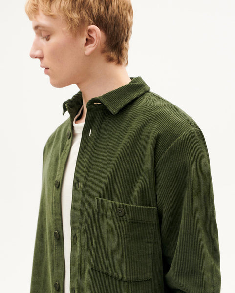 Theo Overshirt - Bottle Green