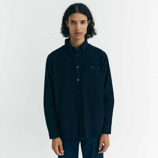 Anto Corduroy Shirt - Navy