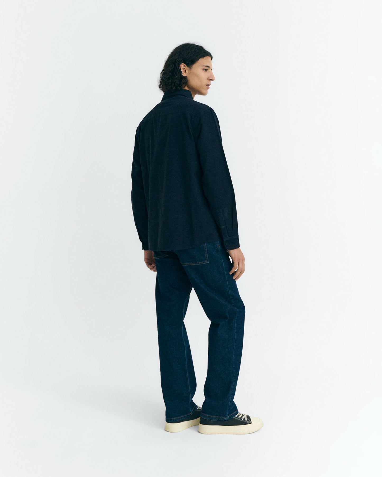 Anto Corduroy Shirt - Navy