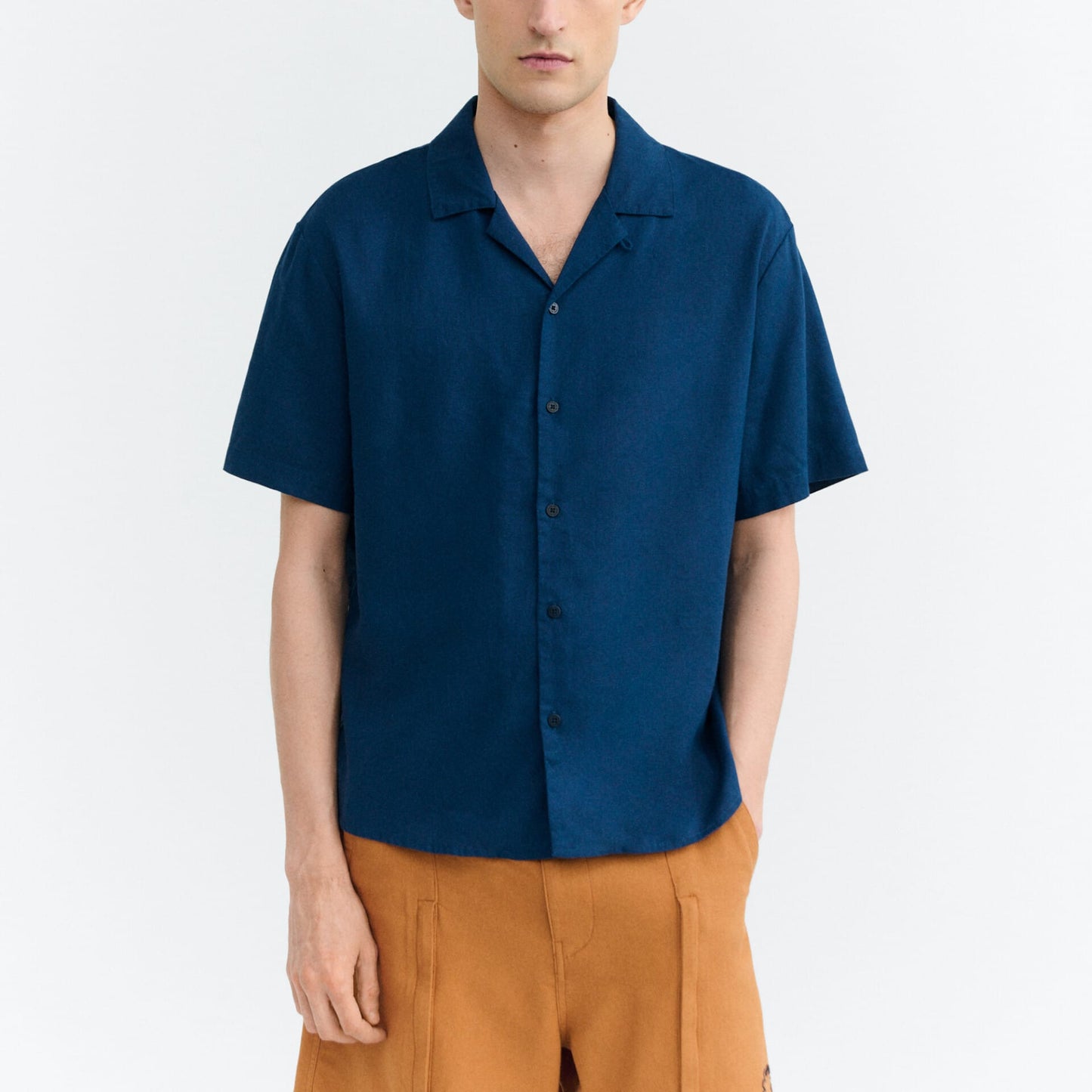 Junior Short Sleeved Shirt - Blue Hemp