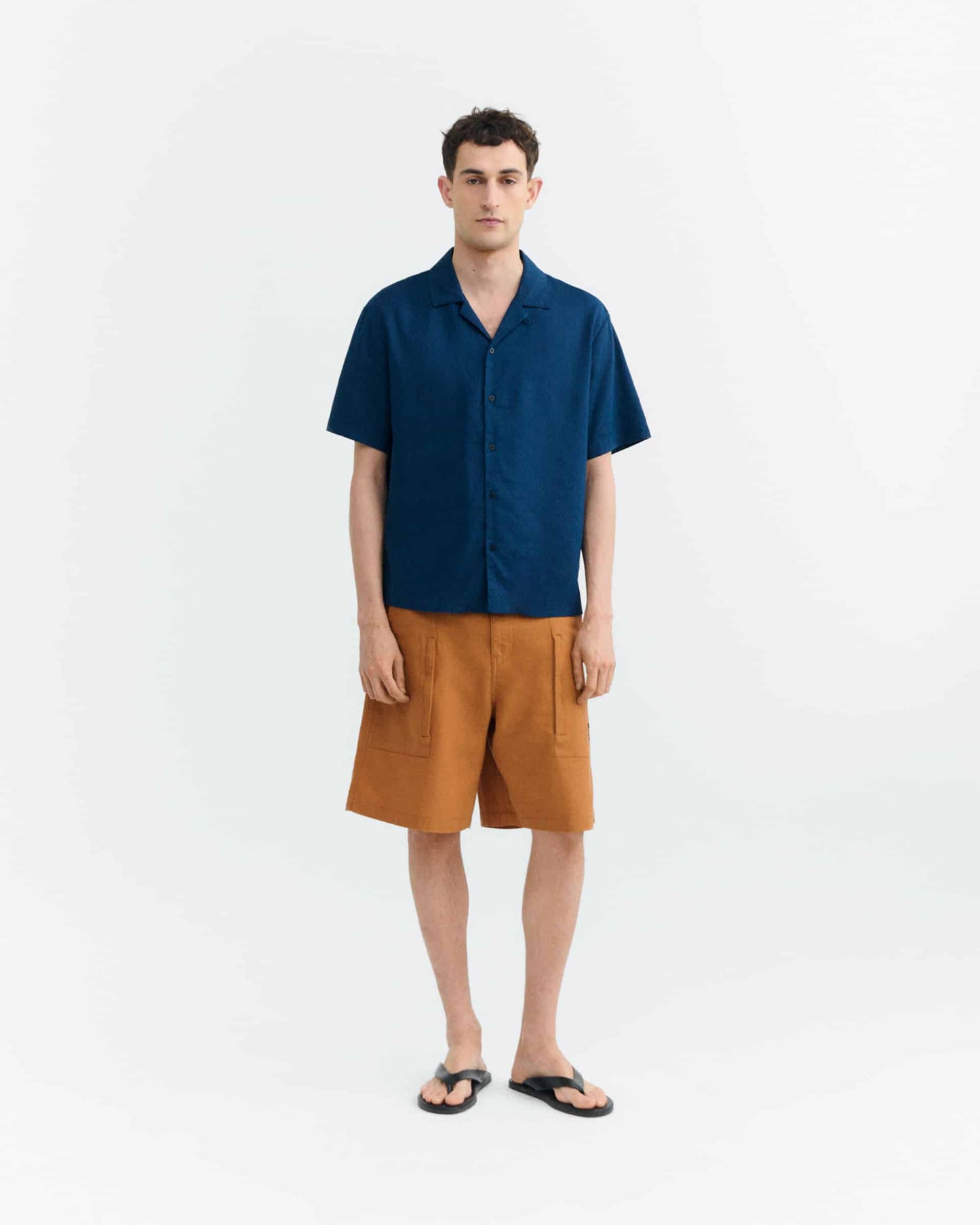 Junior Short Sleeved Shirt - Blue Hemp