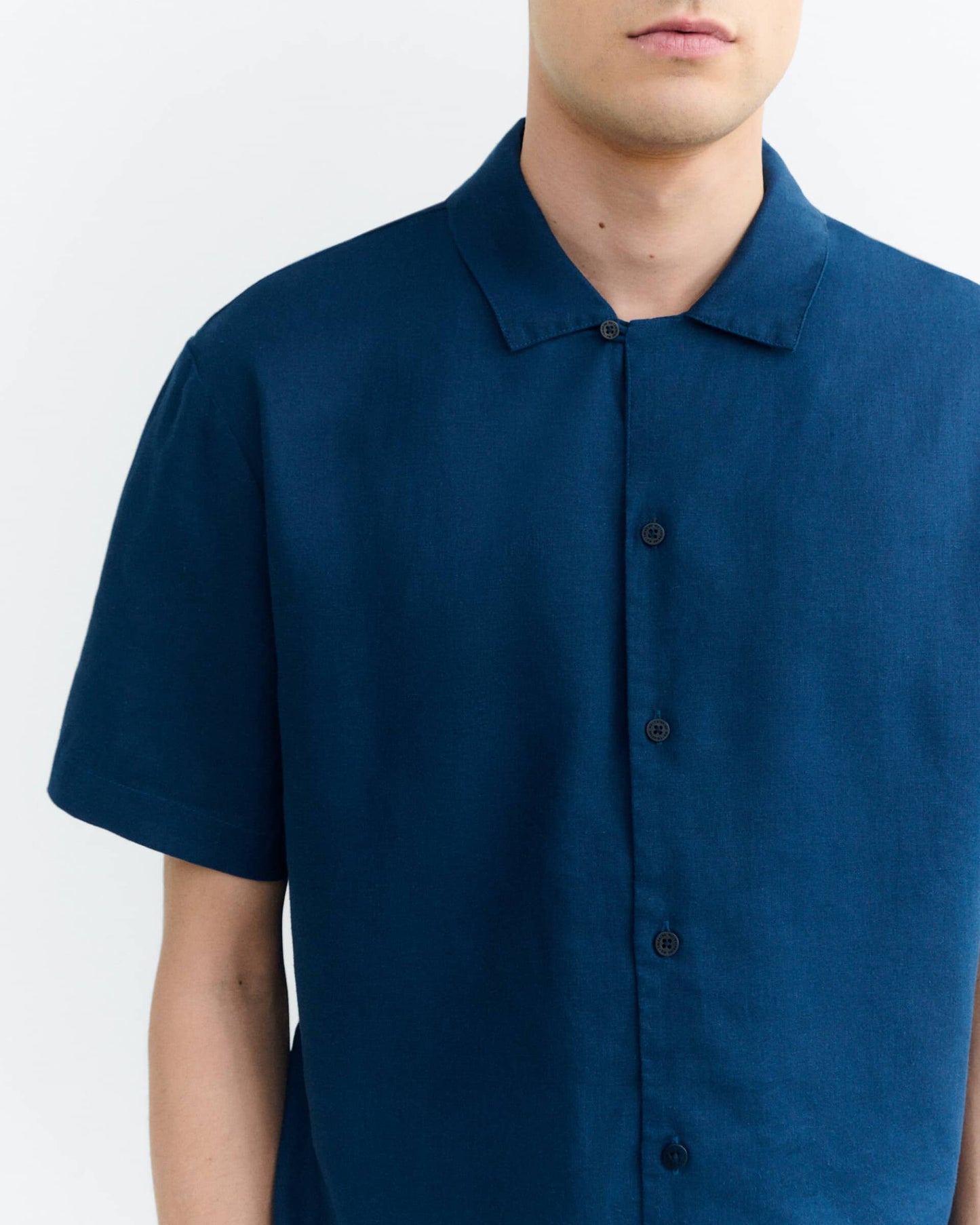 Junior Short Sleeved Shirt - Blue Hemp