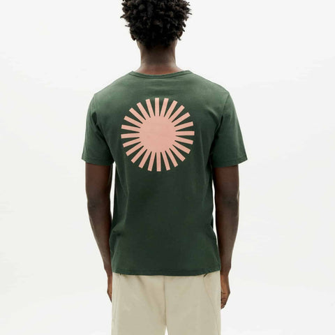 Coral Sol T-shirt - Bottle Green