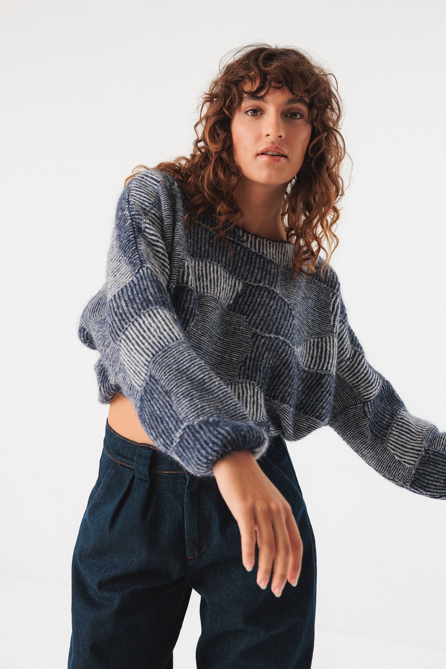 LAST ONE in 38 - Naia Sweater - Blue