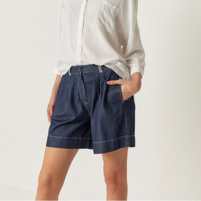 Naroa Shorts - Raw Denim