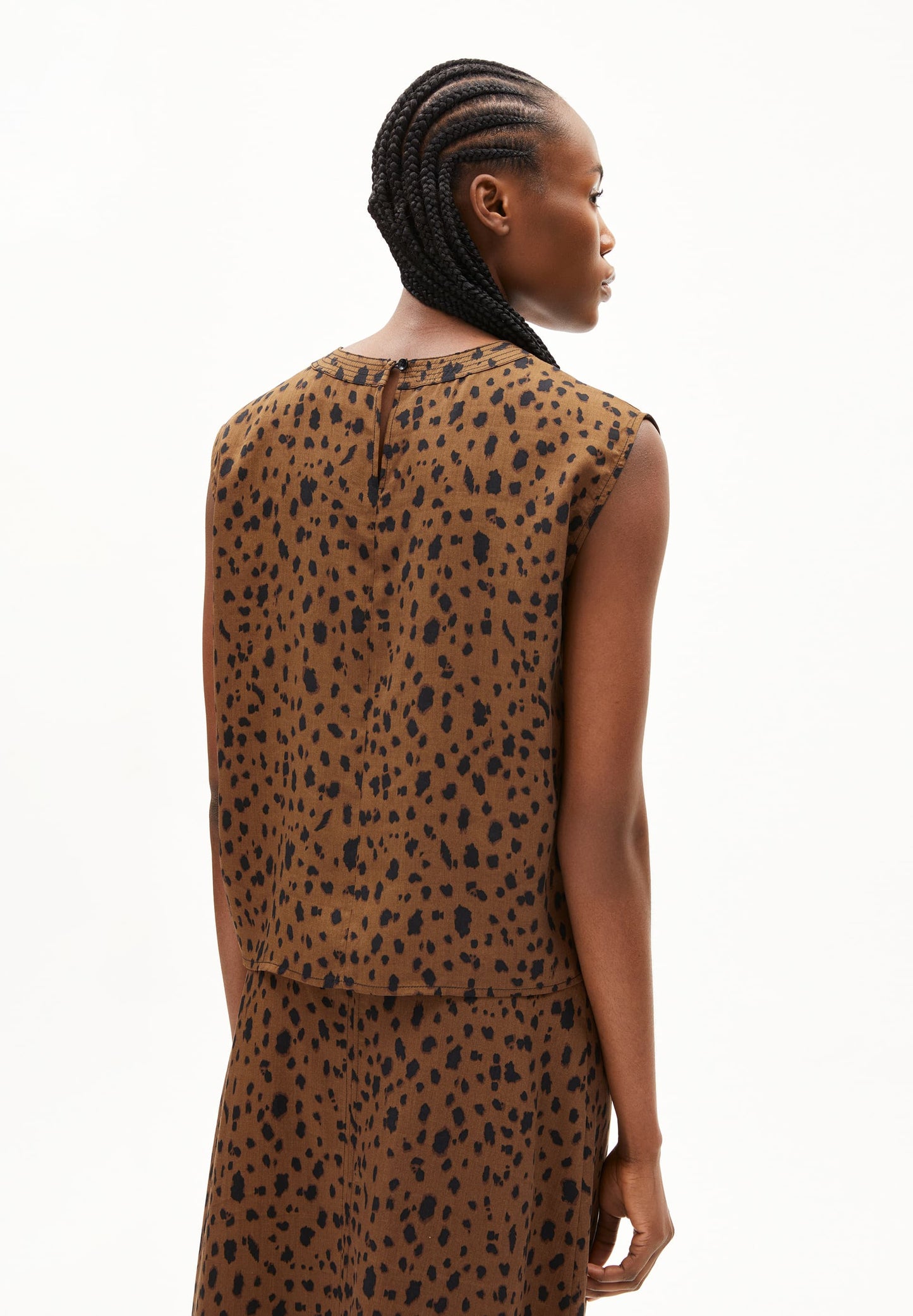 LAST ONE in XS - Neraali Top Leo - Dark Camel