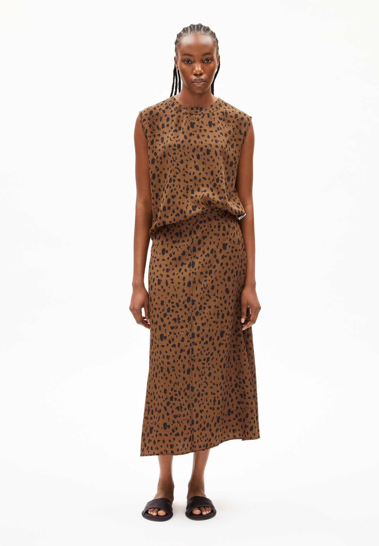 LAST ONE in XS - Neraali Top Leo - Dark Camel