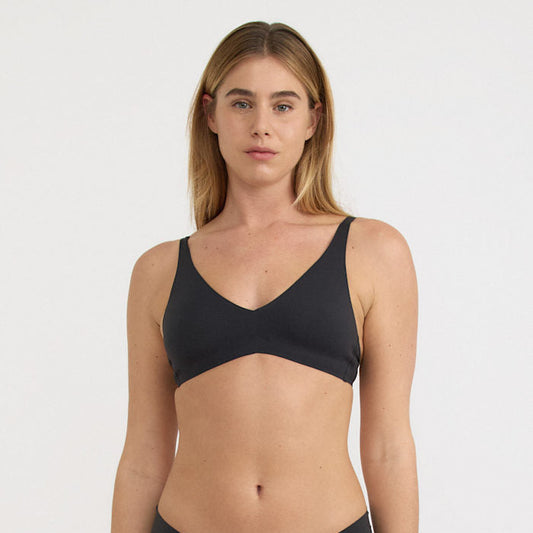 Bare Plunge Bralette - Black