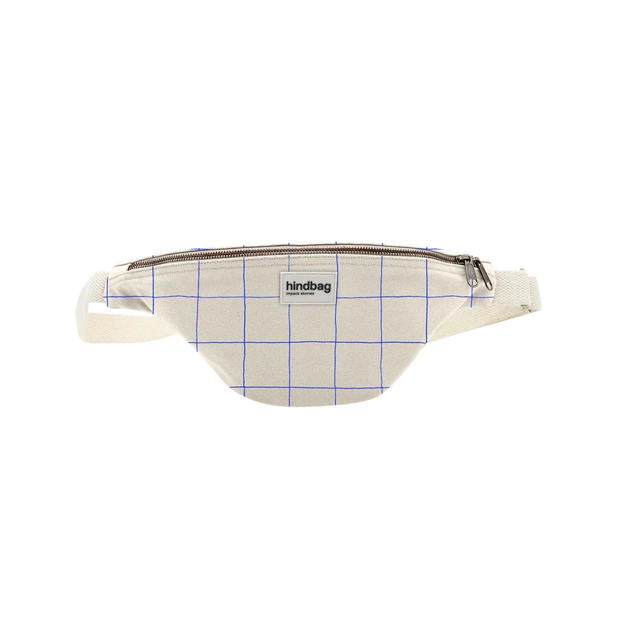 The Notebook Olivia Banana bag - Ecru/Blue