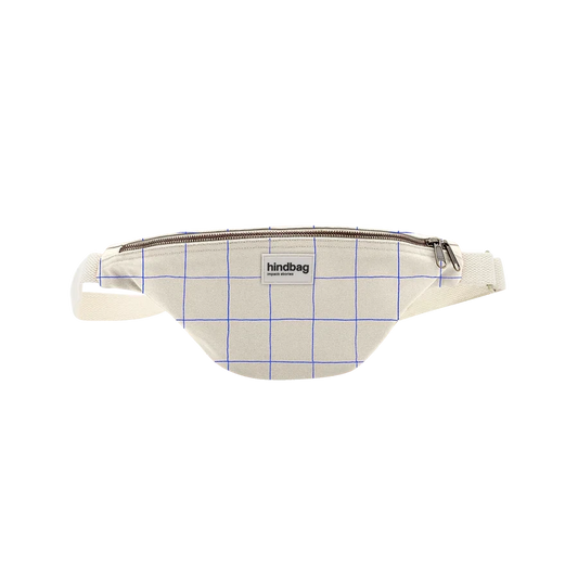 The Notebook Olivia Banana bag - Ecru/Blue