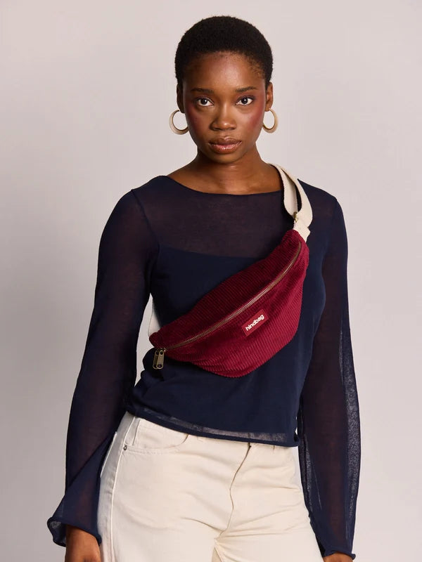 Olivia Banana bag - Velvet Bordeaux