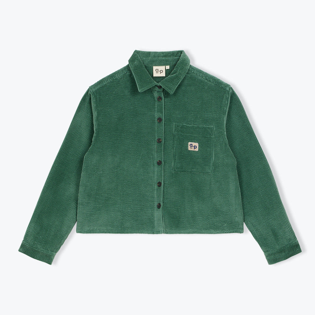 Overshirt Velours - Green