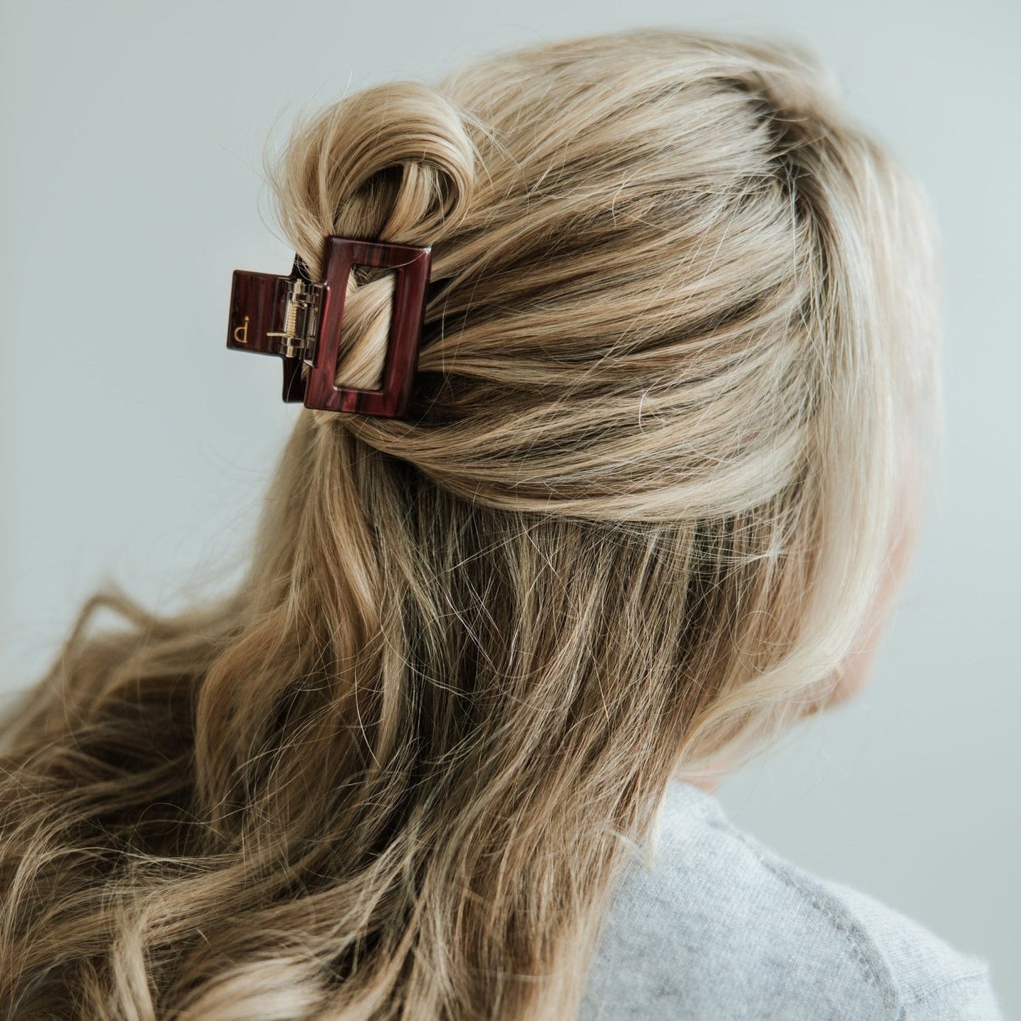 Hair Clip The Minimalist SMALL - Burgundy
