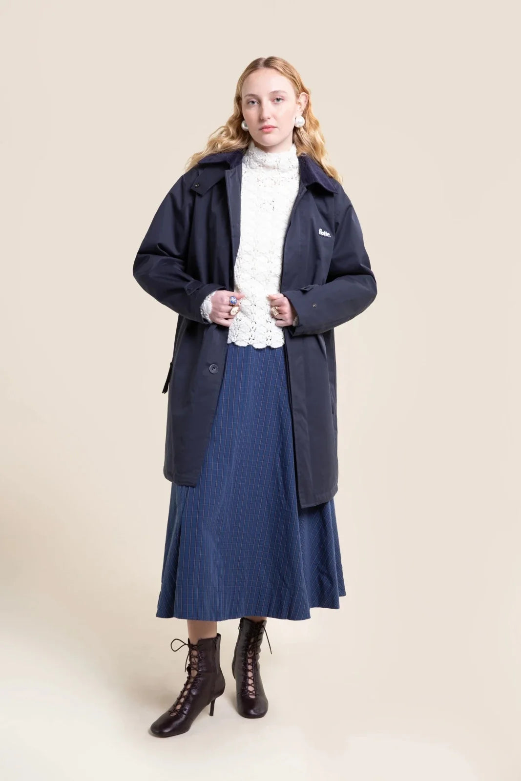 Reuilly Waterproof Parka - Indigo