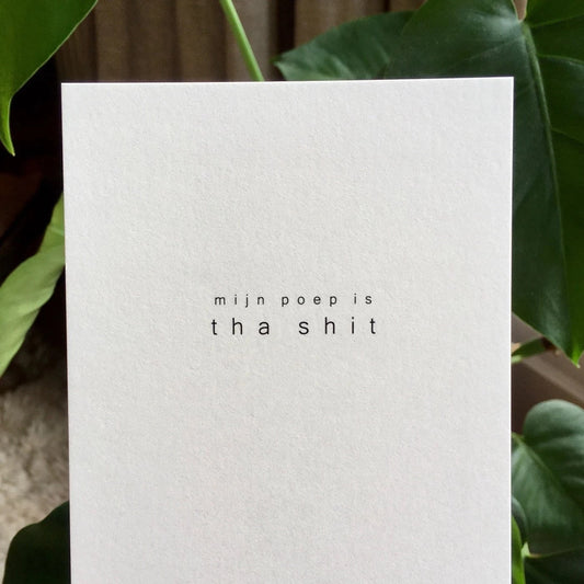 Ruth Van de steene Card #15 - Poep