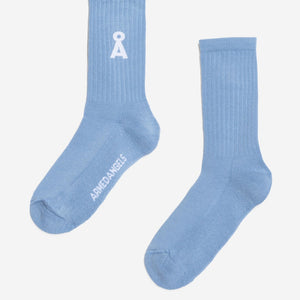 Armedangels Saamus Bold Socks - Iceberg Blue