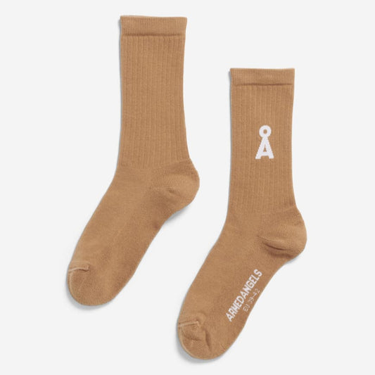 Saamus Bold Socks - Pale Umber