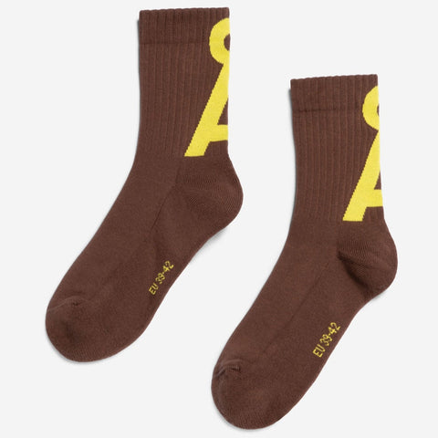 Armedangels Saamus Short Socks - Deep Brown