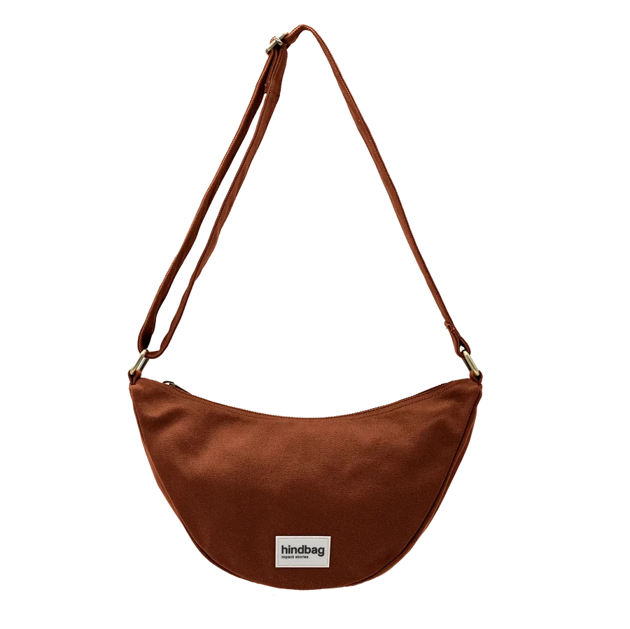 Hindbag Andrea Half Moon Bag - Chocolate