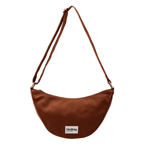 Hindbag Andrea Half Moon Bag - Chocolate