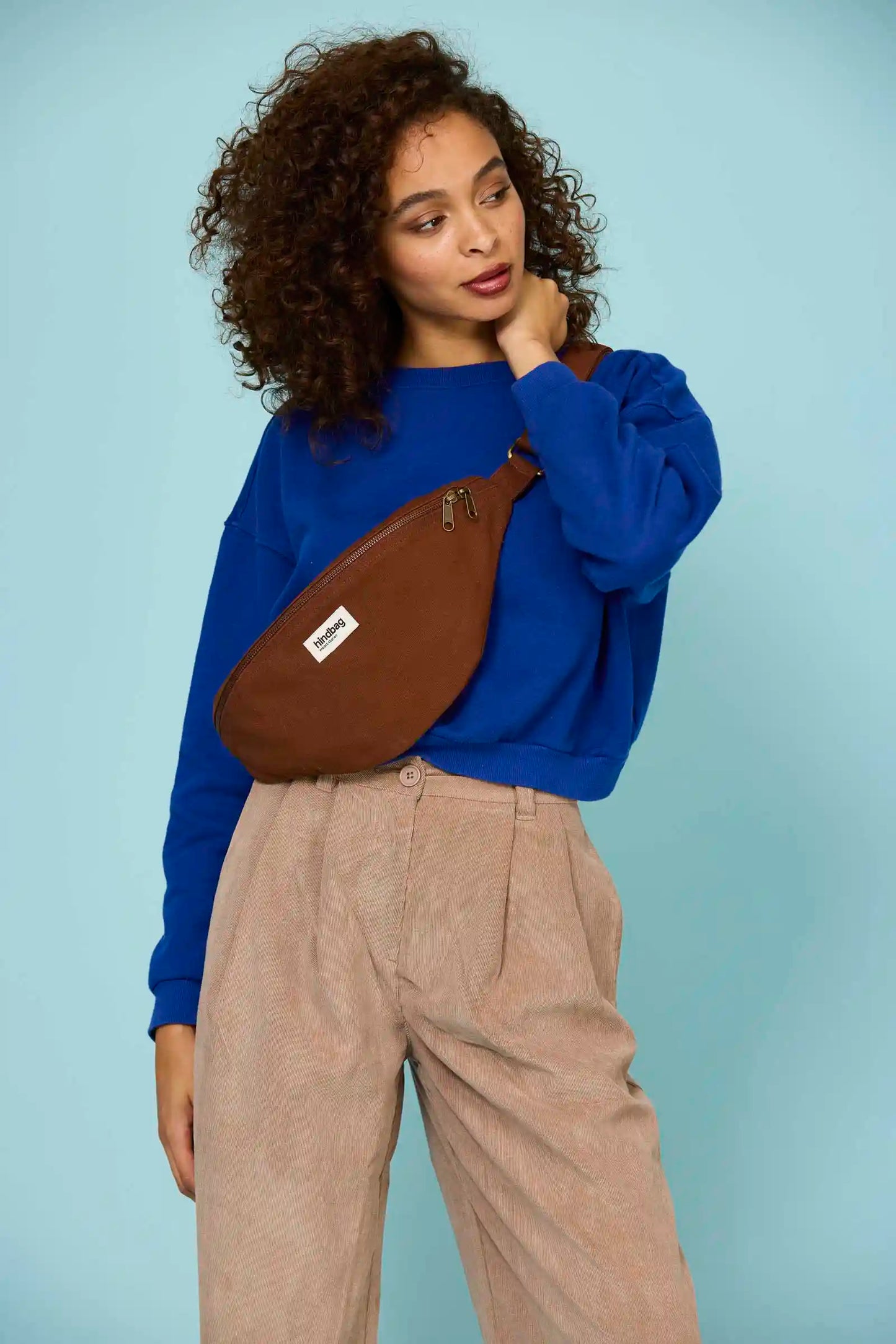 Hindbag Sasha Banana Bag L - Chocolate