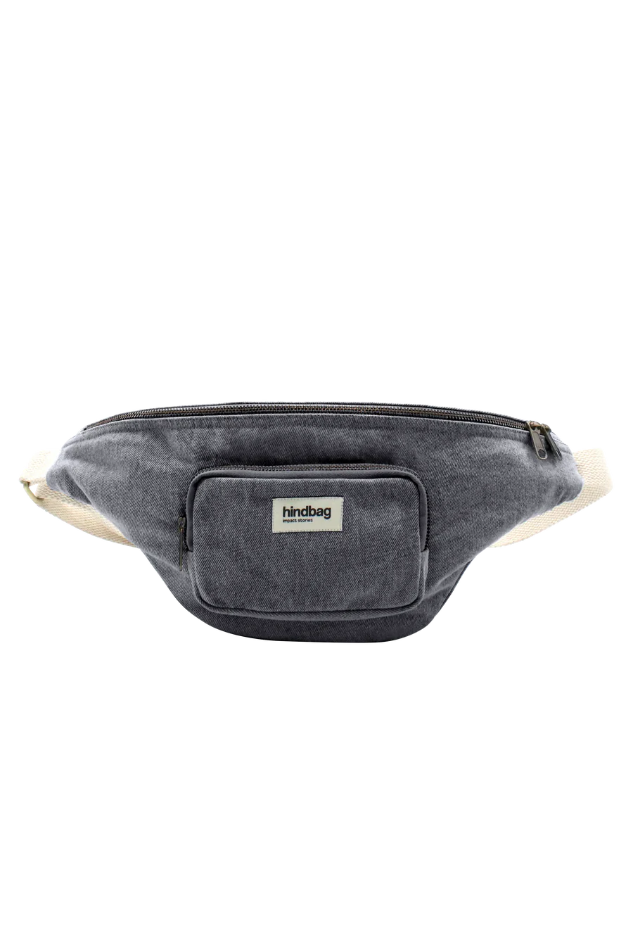 Hindbag Sofia Banana Bag XL - Denim Grey