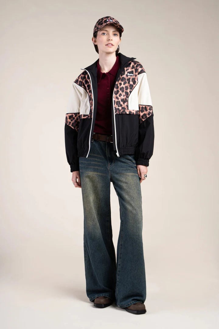 LAST ONE in XS - Saint-Martin Jacket Tricolor - New Leopard/Ombre