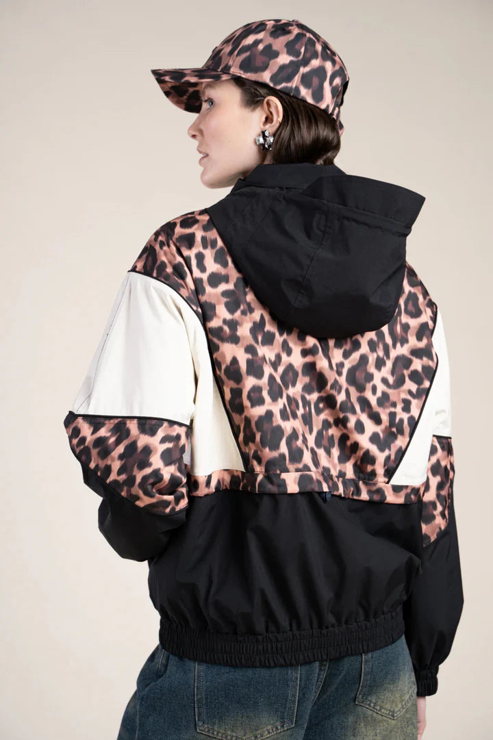 LAST ONE in XS - Saint-Martin Jacket Tricolor - New Leopard/Ombre