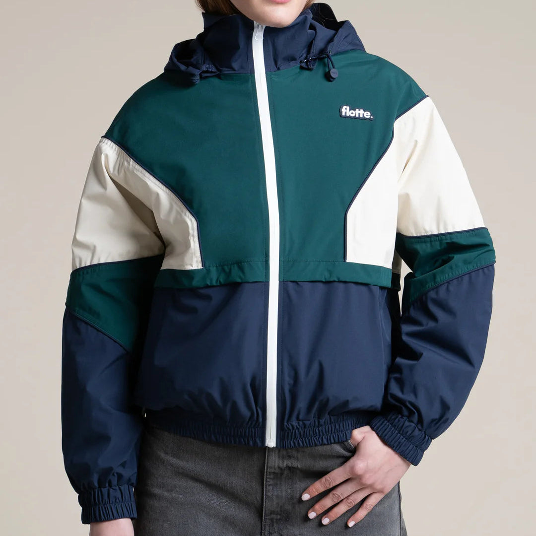 Saint-Martin Jacket Tricolor - Indigo/Sapin