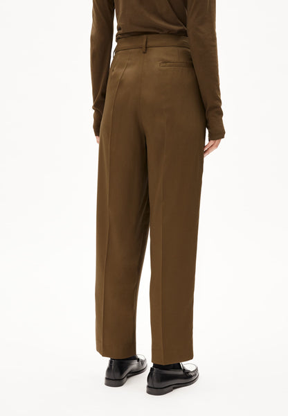 Sandrinaa Tapered Pants - Dried Moss