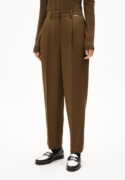 Sandrinaa Tapered Pants - Dried Moss