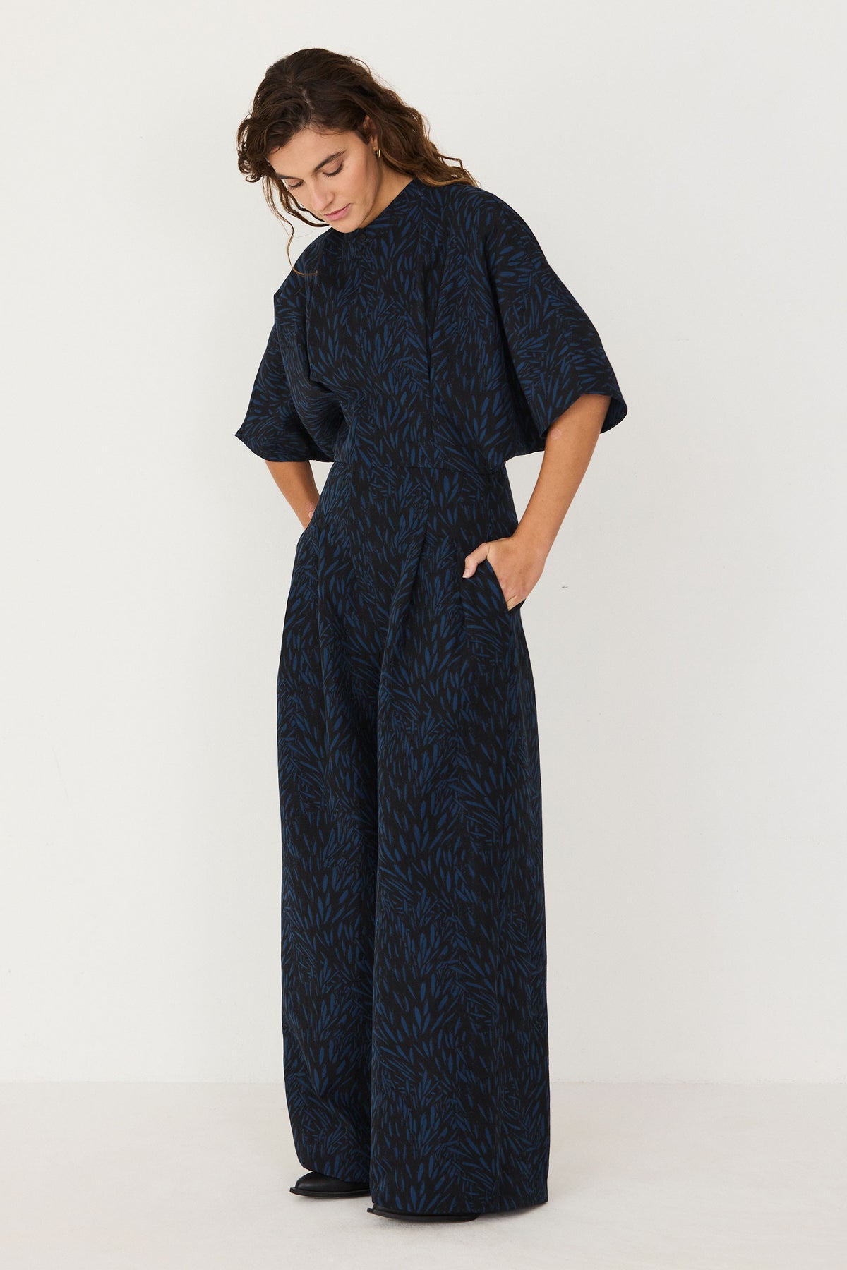 LAST ONE in 36 - Siloe Jumpsuit - Leaves