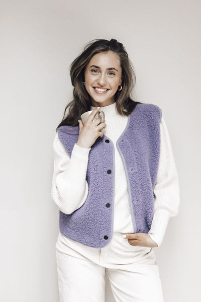 Tyb Light Wool Bodywarmer - Amethyst